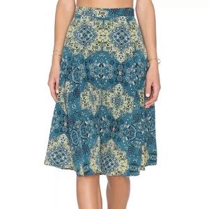 House of Harlow 1960 x Revolve Paisley skirt